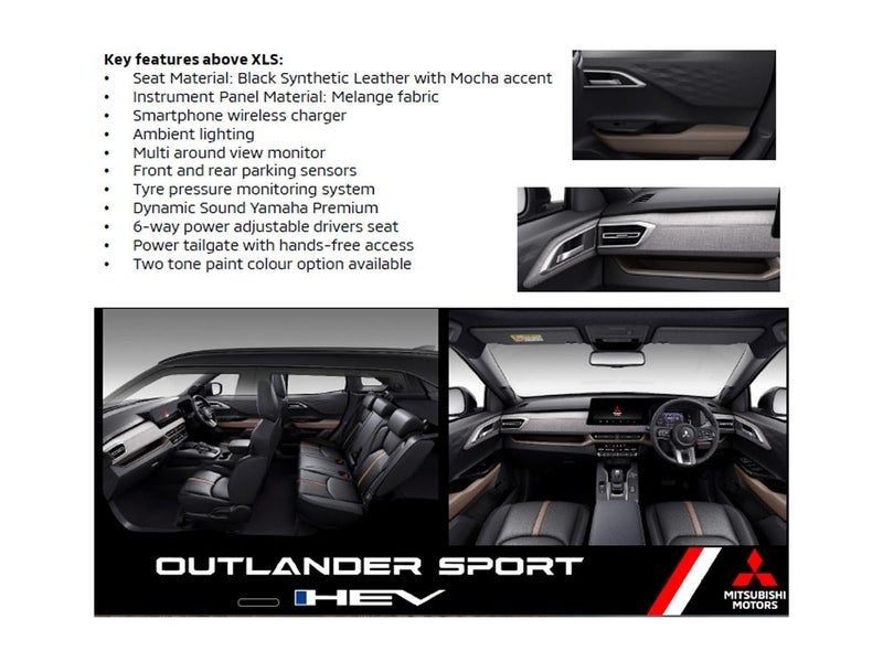 2026 Mitsubishi Outlander Sport VRX HEV Hybrid, photo 2