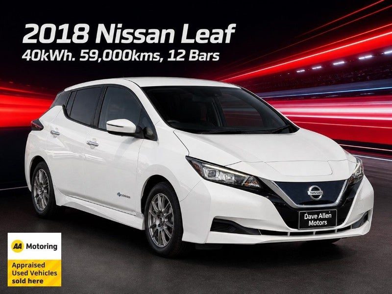 2018 Nissan Leaf 40kWh / Low 59,000kms / 12 Bars