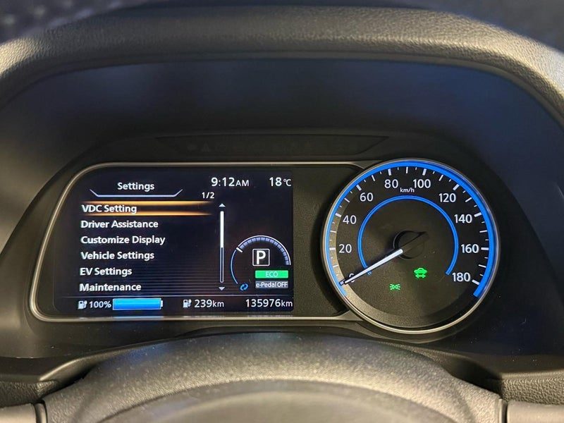2018 Nissan Leaf 40kWh SOH 83%, photo 3