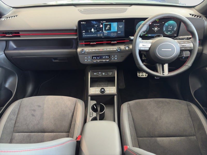 2026 Hyundai Kona HYBRID N-LINE LTD - MIRAGE GREEN, photo 3