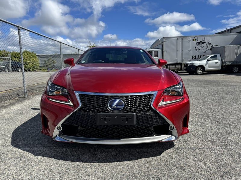 2015 Lexus RC300h F Sport / Full Red Leather, photo 2