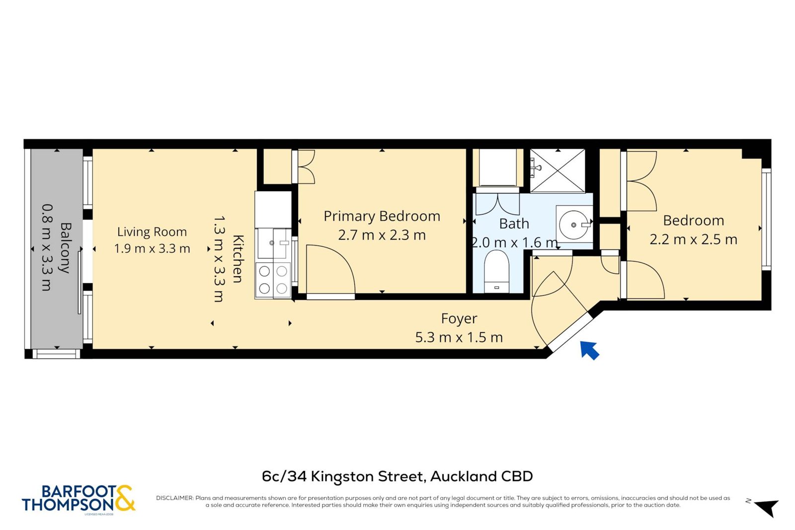 6C/34 Kingston Street, Auckland Central, photo 2