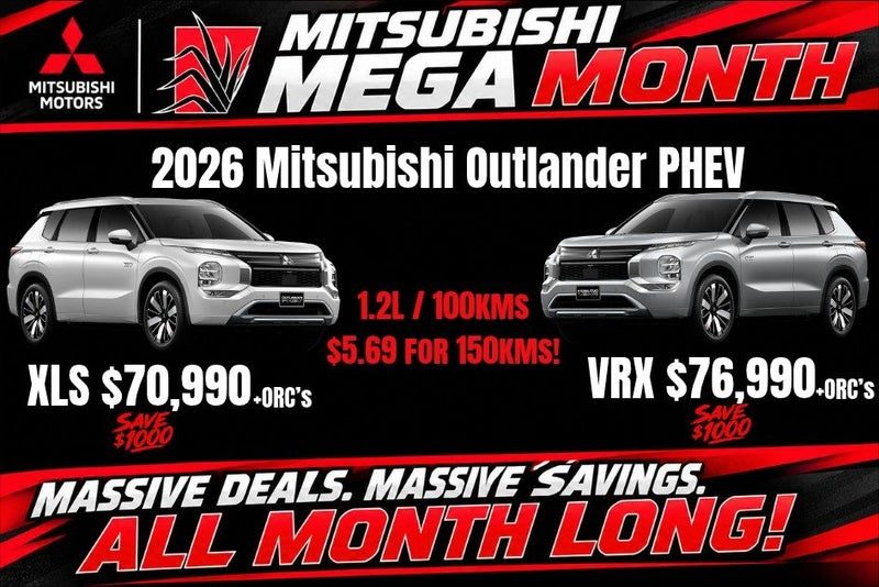 2026 Mitsubishi Outlander XLS PHEV/4WD/AT