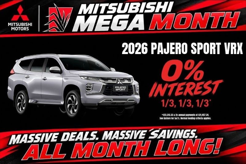 2026 Mitsubishi Pajero Sport VRX 2.4D/4WD/8AT