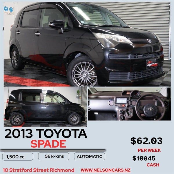 2013 Toyota Spade F Power Sliding Door,Super Tidy, photo 3