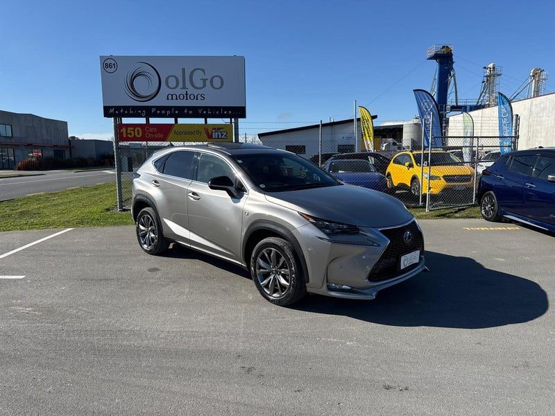 2014 Lexus NX 200t 2.0 F Sport Sunroof R/Cam 9SRS