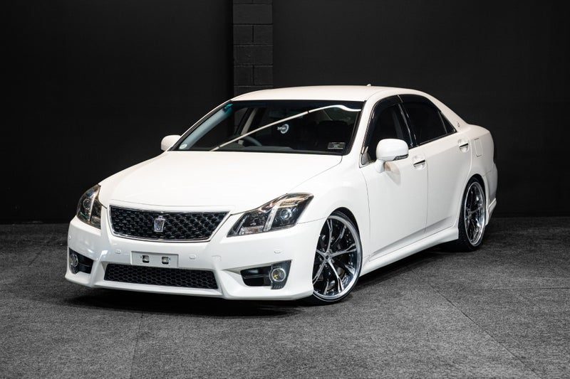 2013 Toyota Crown Certed on Adjusties!