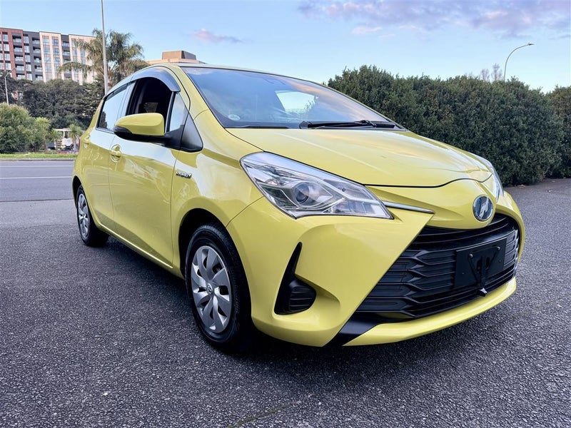 2017 Toyota Vitz Hybrid F | 49,600km | Yellow