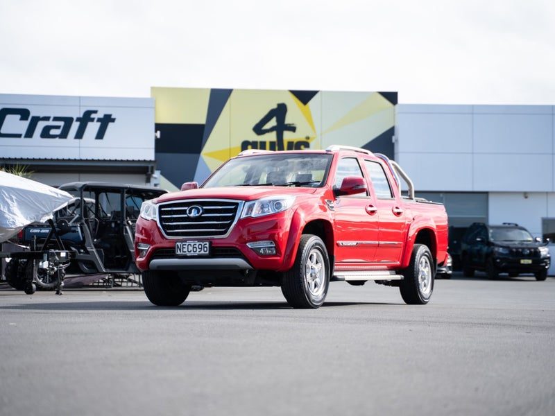 2020 GWM Steed 2.4L D/CAB 2WD 5SPD MANUAL (NZ NEW)