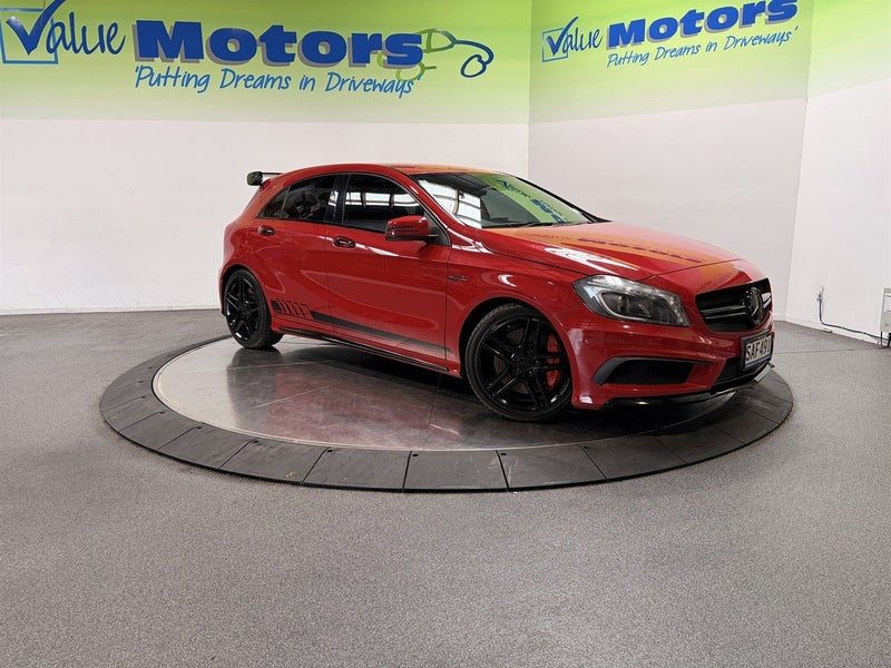 2015 Mercedes-Benz A 45 AMG RED GOES FASTER