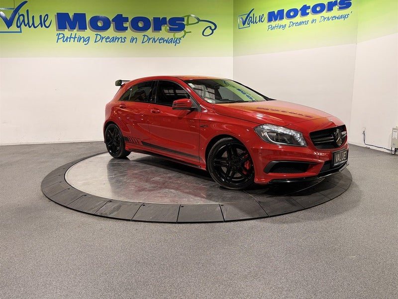2014 Mercedes-Benz A 45 AMG RED GOES FASTER